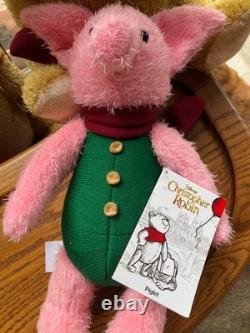 Disney Christopher Robin Movie Plush Lot-Pooh, Tigger & Piglet FREE SHIPPING