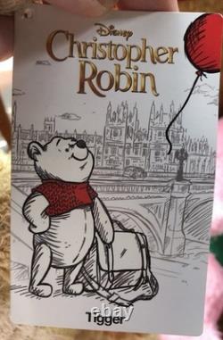 Disney Christopher Robin Movie Plush Lot-Pooh, Tigger & Piglet FREE SHIPPING