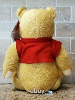 Disney Christopher Robin Movie Winnie The Pooh Plush Theme Parks MINT WITH TAGS