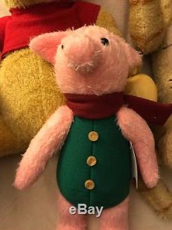 Disney Christopher Robin plush set Winnie the Pooh Eeyore Tigger Kanga Piglet