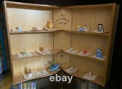 Disney Classic Pooh Miniatures with Book Shaped Display Case Michel & Co