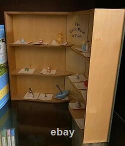 Disney Classic Pooh Miniatures with Book Shaped Display Case Michel & Co