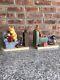 Disney Classic Winnie The Pooh Bookend Htf Michael & Co Library Complete Set