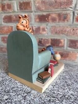 Disney Classic Winnie the Pooh Bookend HTF Michael & Co Library Complete Set