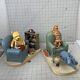 Disney Classic Winnie The Pooh Bookend Htf Michel & Co Library Complete Set