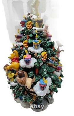 Disney Danbury Mint Winnie the Pooh Lighted Christmas Tree Tigger eeyore Retired