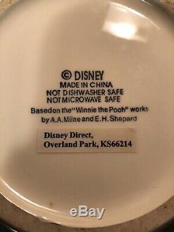 Disney Direct Winnie The Pooh Peek A Boo cookie Jar Set! Complete Set, Rare