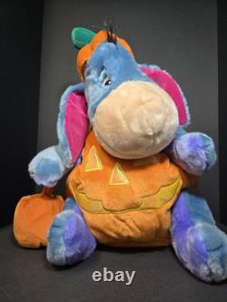 Disney Eeyore Pumpkin Halloween Plush Jumbo 23