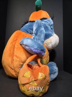 Disney Eeyore Pumpkin Halloween Plush Jumbo 23