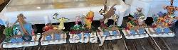 Disney Eeyore Winnie The Pooh & Friends Christmas Holiday Train Set Danbury Mint