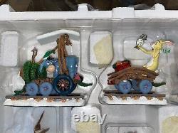 Disney Eeyore Winnie The Pooh & Friends Christmas Holiday Train Set Danbury Mint