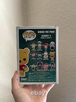 Disney Funko Pop 32 Winnie The Pooh 2012 SDCC Flocked 1/480 RARE with HARD PROTECT