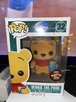 Disney Funko Pop Winnie The Pooh Flocked 1/480 SDCC 2012 Exclusive RARE! Vintage