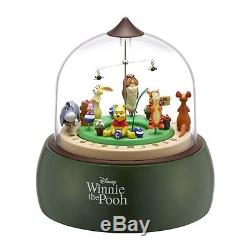 Disney Japan Winnie the Pooh Diorama Automaton Table Clock Limited 61C