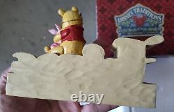 Disney Jim Shore Enesco Friends Word Plaque #4032890 Winnie The Pooh Friends