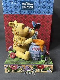 Disney L JIM SHORE Touch of Summer Winnie the Pooh Honey Pot Butterfly WithBox