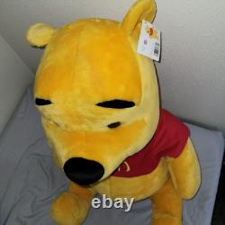 Disney LARGE 36 Winnie The Pooh JUMBO Stuffed Plush Bear Bee RARE