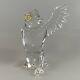 Disney Lenox Crystal Owl Pooh Figurine Frosted Accents 24k Gold Rare