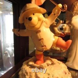 Disney Lenox Pooh's Singing in the Rain Figurine Music Box RARE