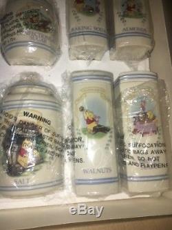Disney Lenox Poohs Pantry Canister Set 12 Piece Winnie The Pooh