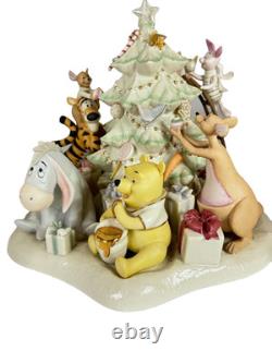 Disney Lenox Showcase Collection Winnie the Pooh Tree Trimming Party