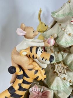Disney Lenox Showcase Collection Winnie the Pooh Tree Trimming Party