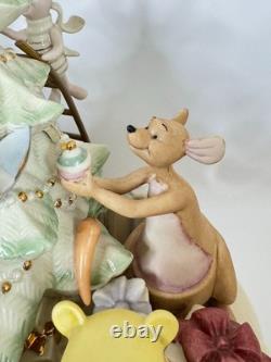 Disney Lenox Showcase Collection Winnie the Pooh Tree Trimming Party