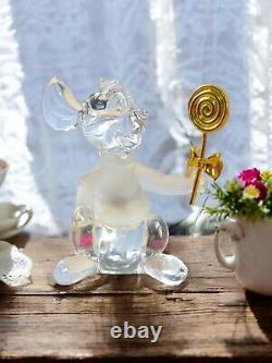 Disney Lenox Winnie The Pooh Crystal Roo Figurine With Gold Lollipop