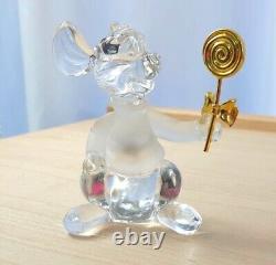 Disney Lenox Winnie The Pooh Crystal Roo Figurine With Gold Lollipop