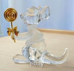 Disney Lenox Winnie The Pooh Crystal Roo Figurine With Gold Lollipop