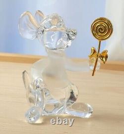 Disney Lenox Winnie The Pooh Crystal Roo Figurine With Gold Lollipop