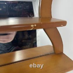 Disney Lenox Winnie the Pooh Display Shelf Nursery With 14 Figurines Mirror LARGE