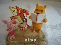 Disney Limited Edition Ron Lee Signed Winnie the Pooh and Friends Figurine
