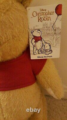 Disney Live Action Christopher Robin Winnie The Pooh Plush BNWT