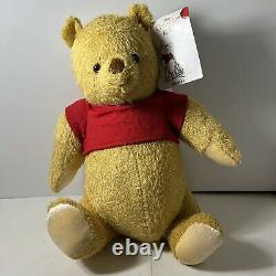 Disney Live Action Christopher Robin Winnie the Pooh Plush Posable New With tags
