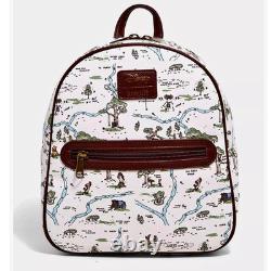 Disney Loungefly Winnie the Pooh Hundred Acre Woods Map Cute Mini Backpack Bag