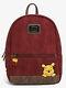 Disney Loungefly Winnie The Pooh Mini Corduroy Backpack Bag Nwt