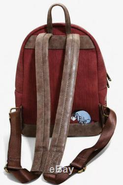 Disney Loungefly Winnie the Pooh Mini Corduroy Backpack Bag NWT