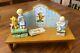 Disney Midwest Falls Classic Pooh Trinket Boxes Display Bench. Christopher Robin