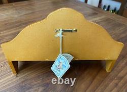 Disney Midwest Falls Classic Pooh Trinket boxes Display bench. Christopher Robin
