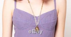 Disney Official Gold-Plated Winnie the Pooh Bear Hunny Pot Necklace