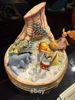 Disney Parks 2026 Winnie The Pooh 60th Anniversary Rotating Musical Figurine New