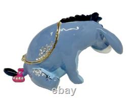 Disney Parks Arribas Brothers Winnie the Pooh Eeyore Jeweled Trinket Box