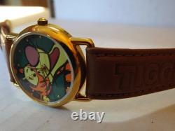 Disney Pedre Mens Vintage Tigger Watch (Winnie the Pooh)-Tigger on Band-VHTF-New