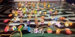 Disney Peek A Pooh Charms Lot of 70 Figurines Danglers Costumes