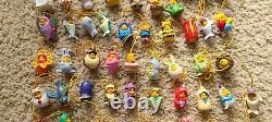 Disney Peek A Pooh Lot of 70 Figurines Phone Charms Winnie The Pooh