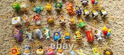 Disney Peek A Pooh Lot of 70 Figurines Phone Charms Winnie The Pooh