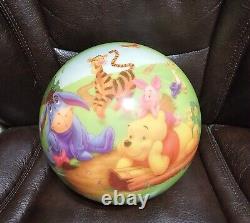 Disney Rare Winnie The Pooh Undrilled Bowling Ball Vintage With Bag