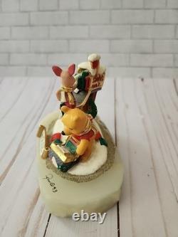 Disney Ron Lee Pooh Piglet Sculpture Letters To Santa 550/1500