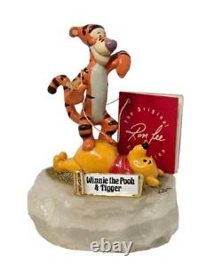 Disney Ron Lee Winnie the Pooh & Tigger Limited Edition Figurine 1993 With Tag